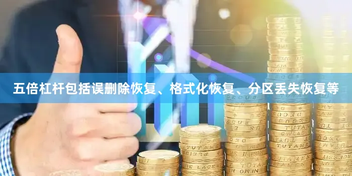 五倍杠杆包括误删除恢复、格式化恢复、分区丢失恢复等